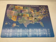 Morgan Mint Commemorative Quarters Of The Fifty United States Collectors Map