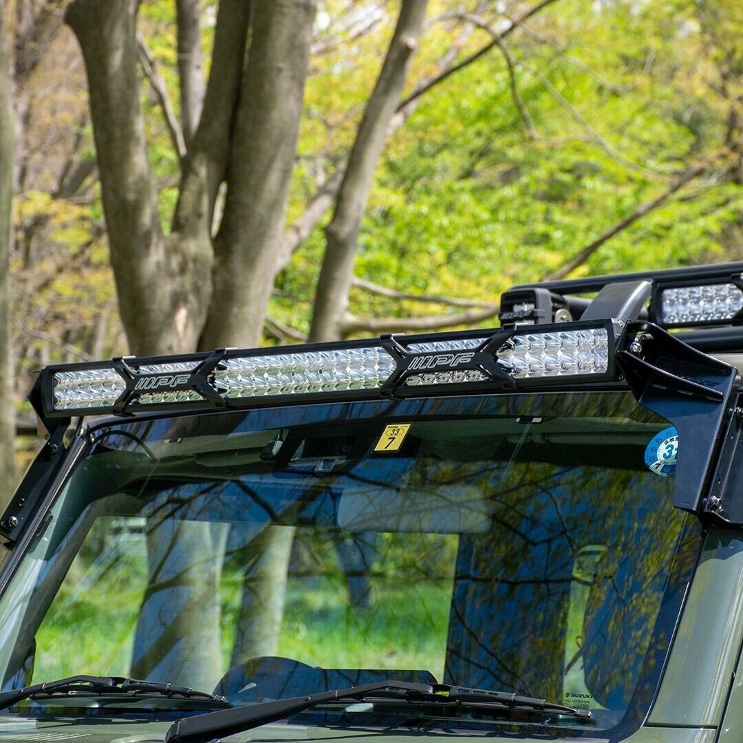 Jimny Heavy-duty LED Lightbar Bracket Set Kit IPF JB74 Jimny Heavy-duty LED Lightbar Bracket Set Kit IPF JB74