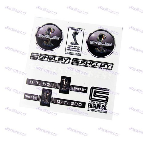 For Shelby Mustang GT AC Cobra Reflective Car Door Window Vinyl Decal ...
