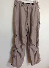 Vintage Y2k 90s Macgear Cargo Pants Baggy Cinch Wide Leg Raver Skater Size L 30
