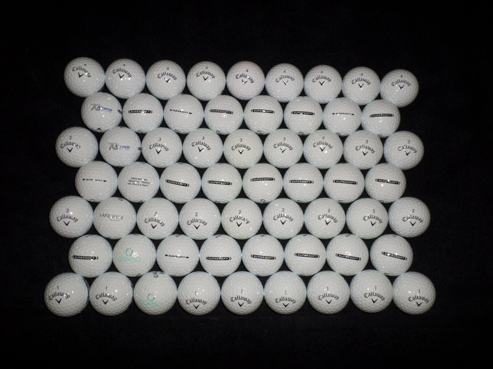 60 Callaway SuperSoft Golf Balls eBay