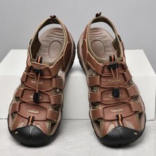 Men's Sport Outdoor Summer Beach Water Shoes Closed Toe Hiking Fisherman Sandals