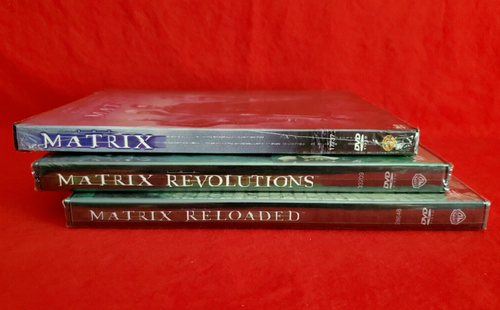 The Matrix + Reloaded + Revolutions 3 Widescreen DVD movie lot NEW Keanu Reeves - Imagen 3 de 6