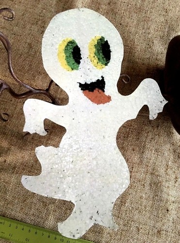 U Pick Vintage Inspired Mod White Ghost Halloween Cardstock Decoration - Picture 7 of 14