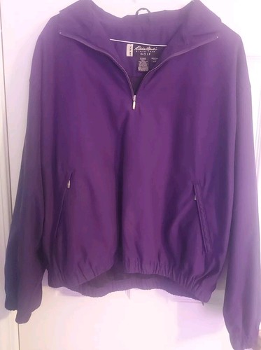 Eddie Bauer Ebtex Ladies 1/4 Zip Pullover Lightweight Golf  Jacket Lp. - Picture 1 of 3