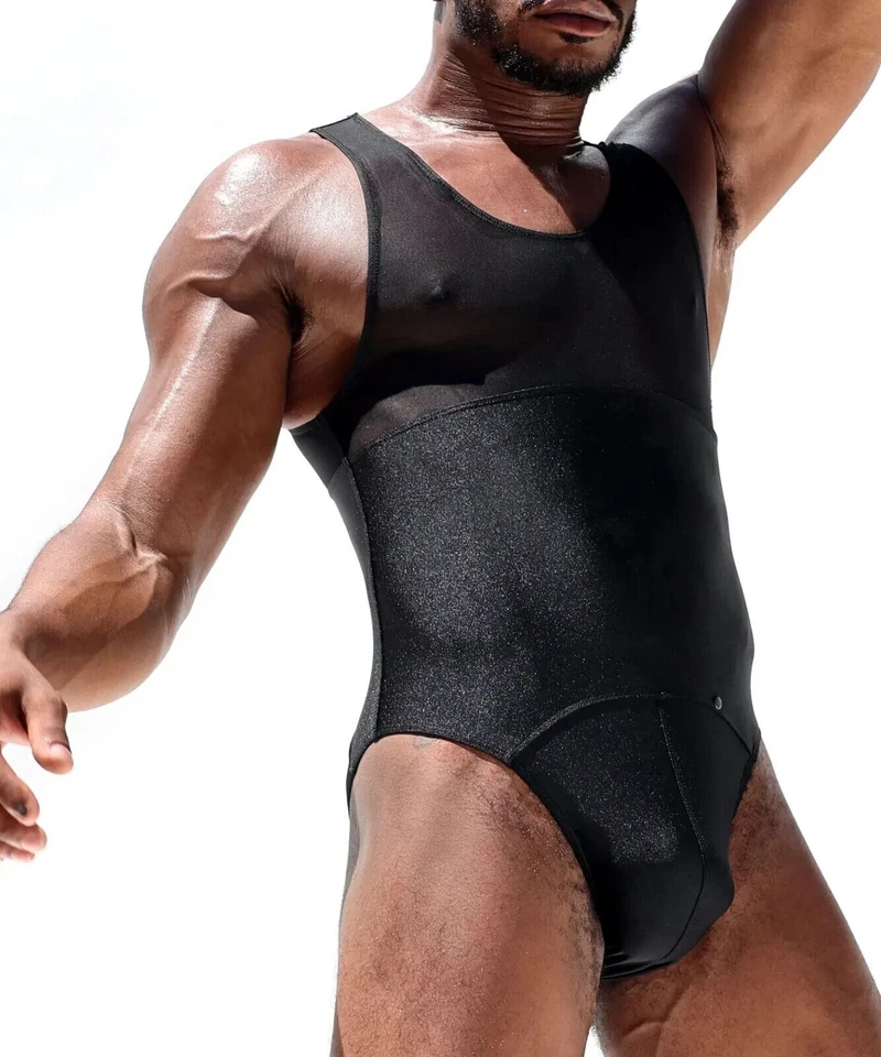 Body RUFSKIN PALACIO Lustroso Singlet Perfectamente Transparente Negro 74 Foto 2 de 4