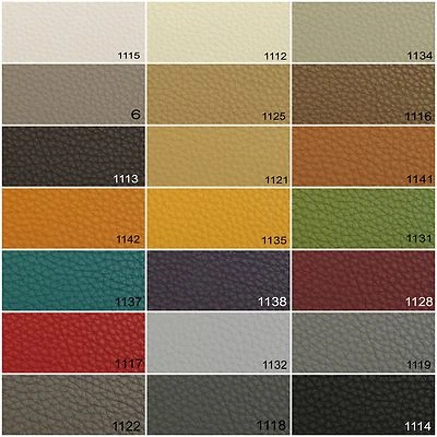 Kunstleder Weiches Nappa Polster Möbel Leder Imitat Stoff Meterware 1,1 mm Dick