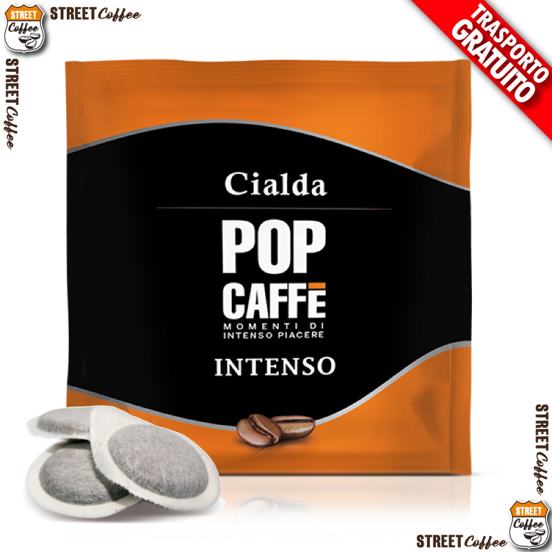 900 Cialde Filtro Carta Caffè POP Caffè ESE 44mm Miscela 1 Intenso Robusta *