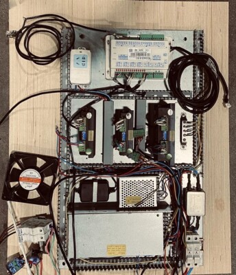 Laser Control system W/ RDC6442S-B(EC), X,Y&Z Drives, 2 power supplies, USED