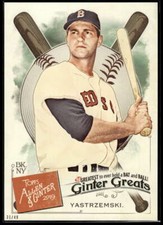 Carl Yastrzemski 2019 Allen and Ginter Ginter Greats 5x7 #GG-49 31/49 Red Sox