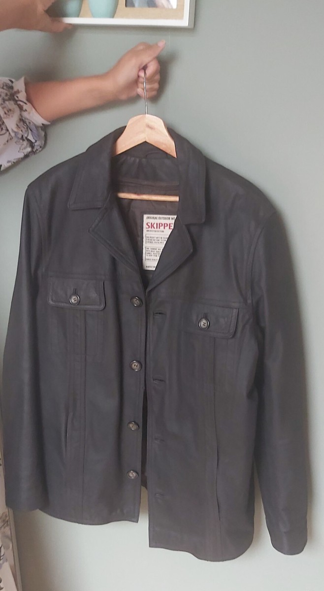 veste Skipper en cuir Xl