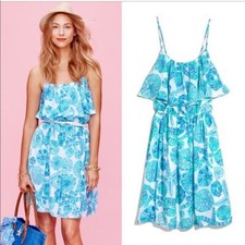 LILLY PULITZER For Target Women's Sz.XS Sea Urchin For You Strappy Dress ~ A++