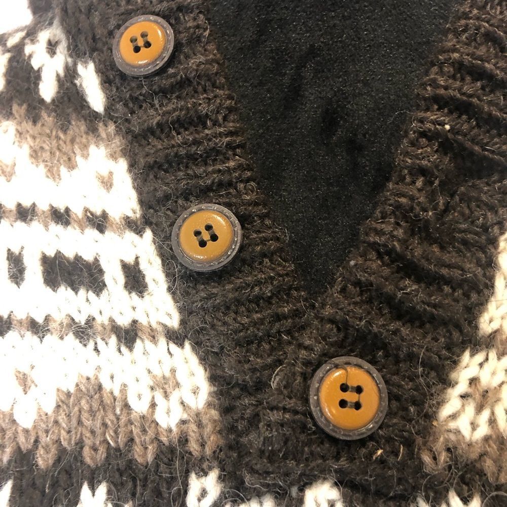 トップス 80s Vintage RUNOX SCANDIA STRIK Cardigan Vintage Runox Scandinavian Pure New Wool Fairisle Cardigan