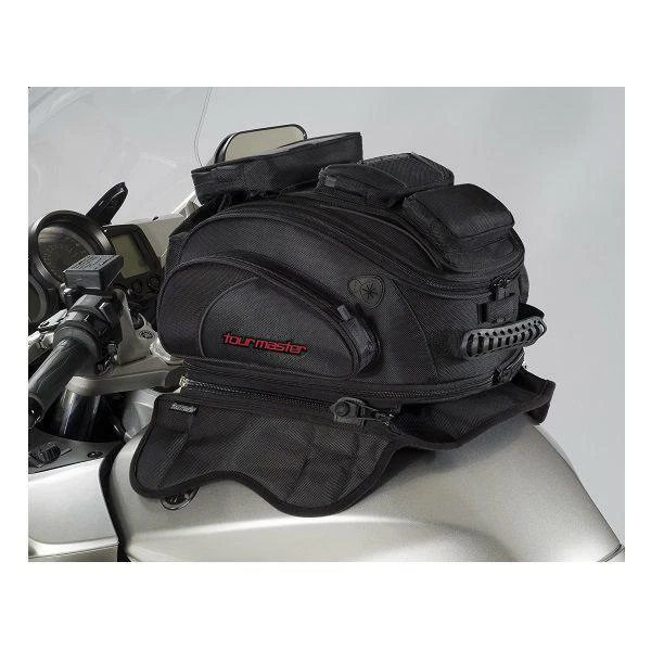 Bolsa de tanque Tourmaster Elite Strapon para motocicleta, 3 en 1, bicicleta deportiva, bicicleta de calle Foto 3 de 4