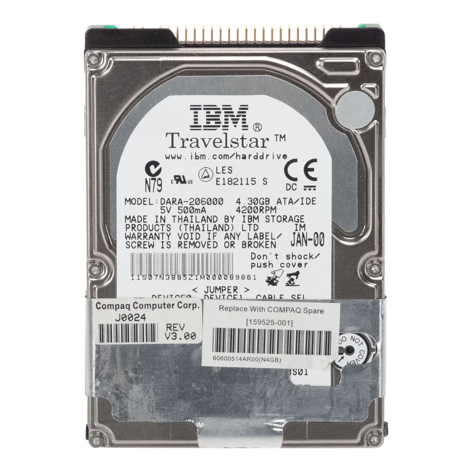 Hard Drive IBM TravelStar 12GN DARA-206000 6GB 4.2K ATA 2.5'' - Image 3 of 3