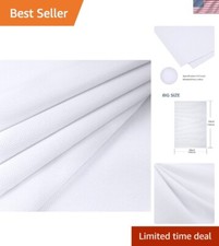 Luxury White 14 Count Aida Fabric Bolt - 59 x 39 inches for All Embroidery