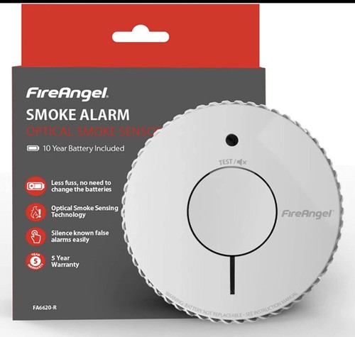 FireAngel Optical Smoke Alarm 2-Pack - FA6620 Dominican Republic