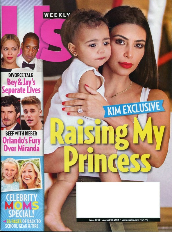US Weekly Magazine 8-18-2014 - Kim Kardashian, Beyonce, Justin Bieber, Orlando B
