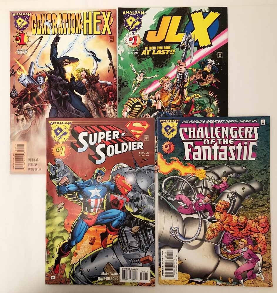 アマルガムコミックス Amalgam Comics-DC/Marvel 1996 Challengers Of The Fantastic, Super