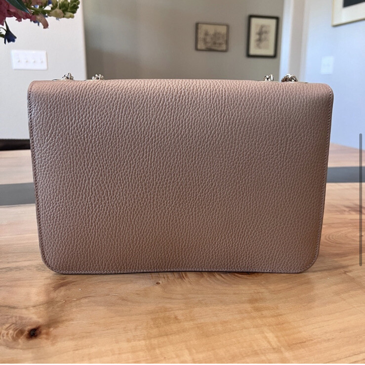 Authentic Gucci Calfskin Interlocking G Shoulder … - image 5