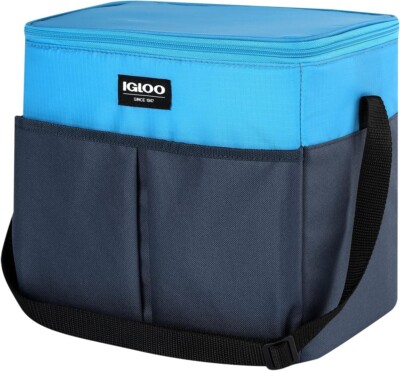Iglu vollisolierte Hartschalen-Kühlbox 12er Box Blithe/Kleid blau Code 66200