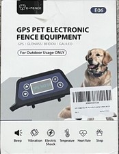 E-Fence GPS Pet Dog Electronic Fence Equipment Collar E06 