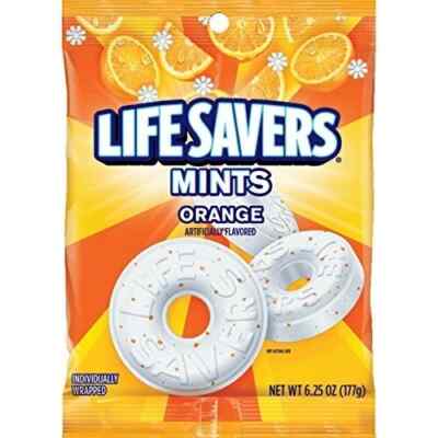 2x LIFE SAVERS Orange Mints Candy - 6.25 Ounce Each