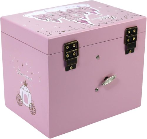 Music Jewelry Box for Girls Pink Princess Castle Little Girl Birthday Christmas - Picture 5 of 7