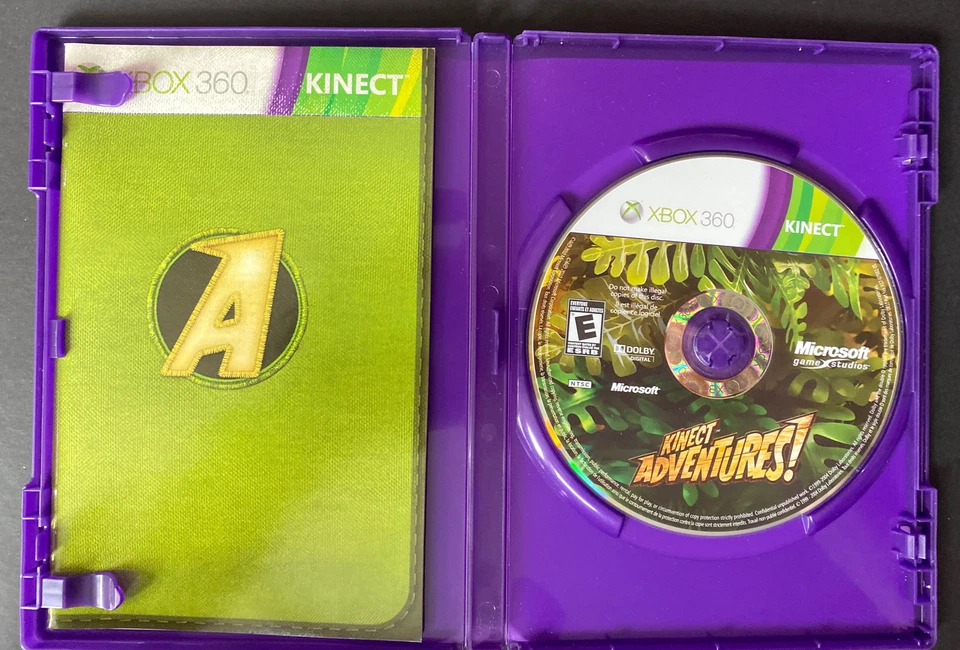 Kinect Adventures (Microsoft Xbox 360, 2010) CIB Used FREE Domestic Shipping - Image 2 of 3