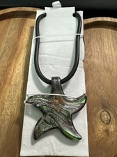 Decorative Glass Starfish Necklace