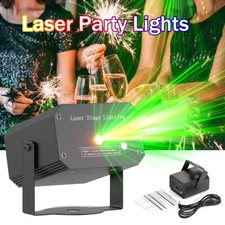 Pattern DJ Disco Party Stage Light Laser Projector LED RGB KTV Show Lighting