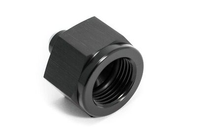 Reduzieradapter Dash 10 zu Dash 6 / AN / JIC Innengewinde/Außengewinde Schwarz