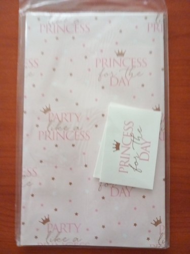 "Princess For A Day"Gift Wrap 72cm X 52 cm  Approx, - Picture 2 of 3
