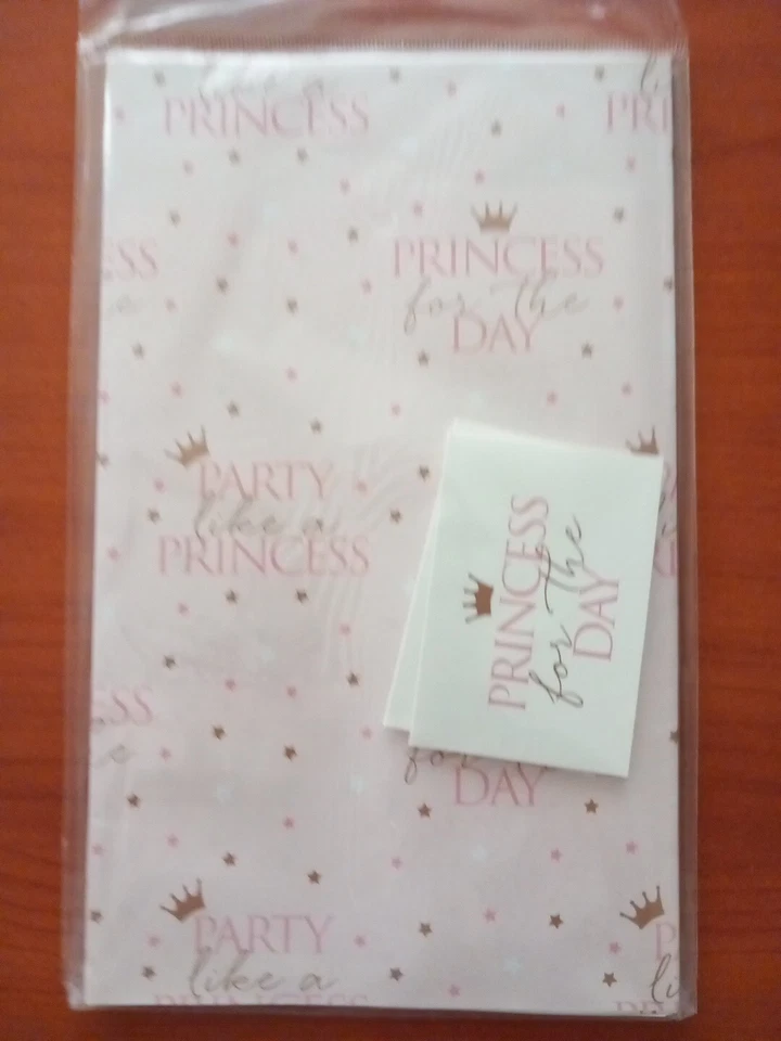"Princess For A Day"Gift Wrap 72cm X 52 cm  Approx, - Image 2 of 3