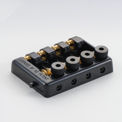 Black DIY Headless Electric Bass Guitar Bridges for DIY Bass Guitar FREE SHIP