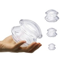 Silicone Cupping Set 4 Sizes for Massage, Cellulite Care Muscle Relief