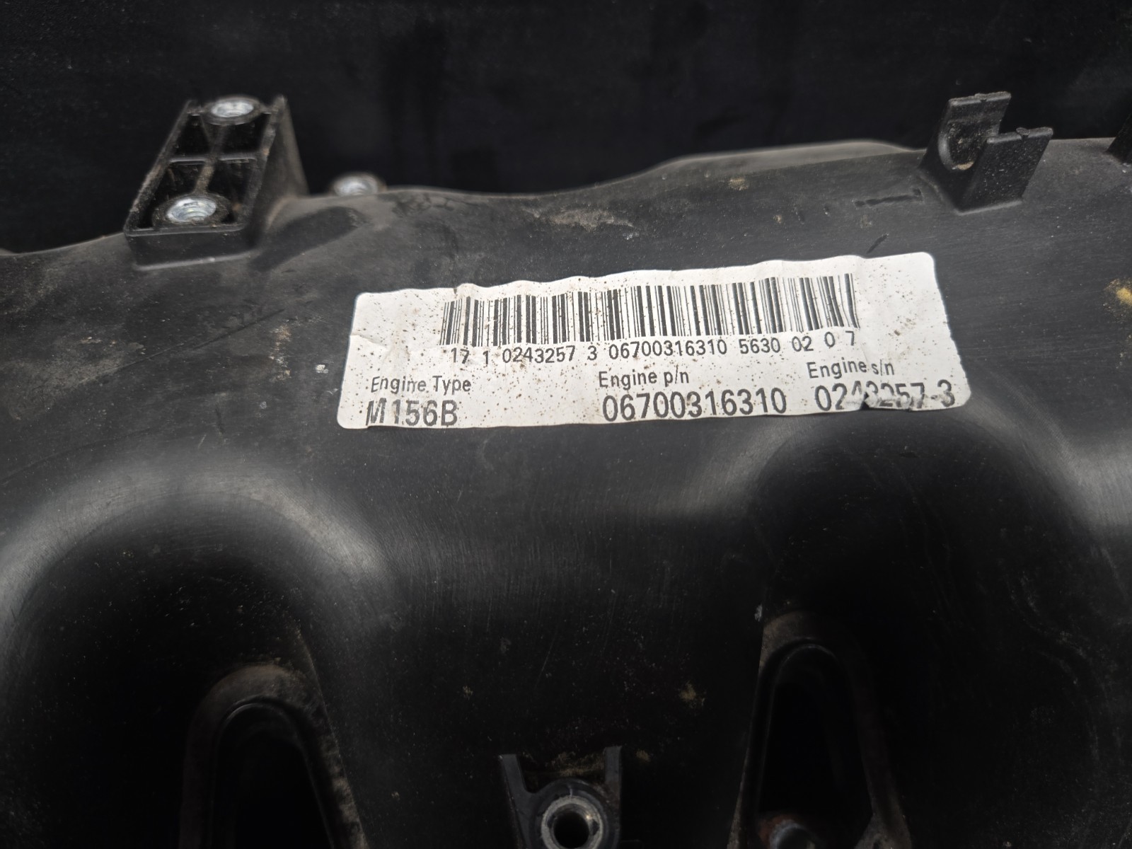 Maserati Ghibli 2014-2019 Intake manifold P/N 286863