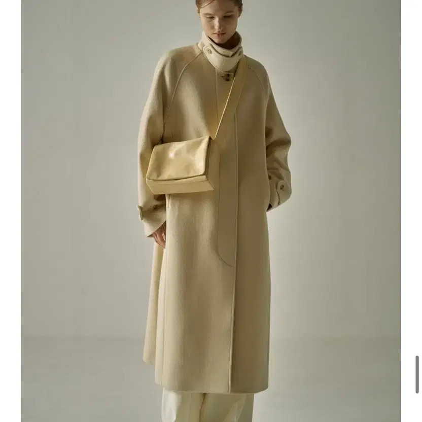 Facade Pattern Balmacan Coat - Small, Ivory, Pre-… - image 2