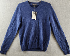 The Men's Store at Bloomingdale's Cashmere V-Neck Sweater Men's S Navy Pullover