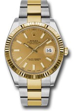 Rolex Date Just Olive Green Dial on Jubilee 126333 with Box