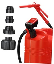 Fuel Transfer Pump Battery Powered with Nozzle - Gas 51" Hose Hand Control