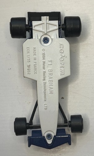 Majorette Brabham BT53 Turbo F1 auto 1984 Fabi vintage 1:55 Francia pressofusa 232 - Foto 17 di 17