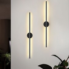 LED Wall Light Sconce Dimmable Lamp Exterior Lights Long Strip Decor Modern