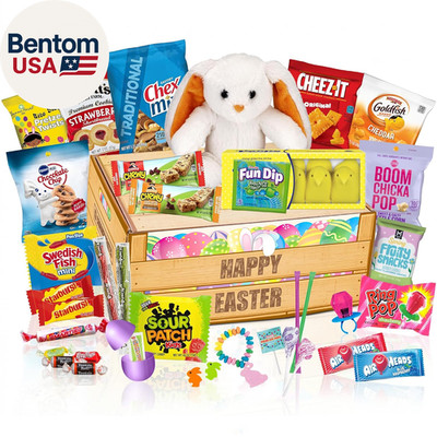 Easter Gift Box for Kids - Prefilled Easter Baskets for Teens and Adults