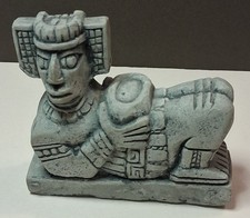 Chac Mool Figurine Made Of Cement Or Plaster