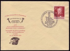 97 M&auml;nner Berlins 20 Pf. Werner von Siemens - amtlicher FDC