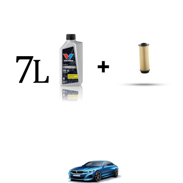 Set ÖLfilter Und 7L FüR BMW Serie 3 (G20,G21,G80) 330D Hybrid 210Kw Von 2020-image