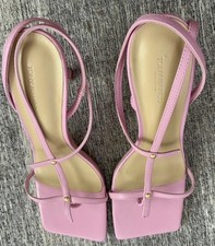  180 Tony Bianca For Revolve Lilly Sandal Size 8 In Musk Napa Leather Upper