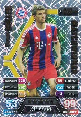 Match Attax Bundesliga 14-15 - Nr. 365 - Thomas Müller - Bayern München