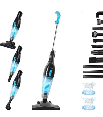 INSE R35 Corded Stick Vacuum Cleaner. 2 In 1 Bag less Lightweight Stick Vacuum.
